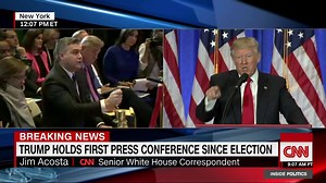 Donald J. Trump refuses to take a question from CNN's Senior White House Correspondent Jim Acosta | CNN