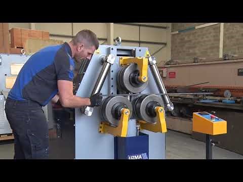 UZMA Power operated Section rollers and ring rollers quality sheet metal and fabrication machinery