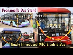 Newly Introduced MTC AC & Non AC ! Electric Bus ! Poonamallee Bus Stand