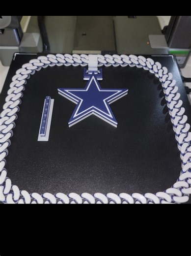 Cuban Link Chain 3D Printing for NFL Fans