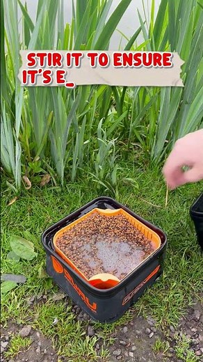 Quick and easy way to prepare 2mm pellets for method feeder #methodfeeder #fishing #carpfishing