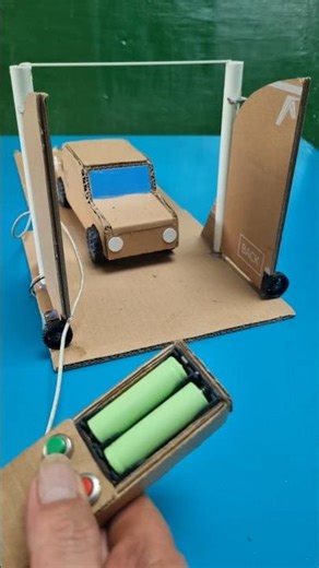 Open the gate using a wired remote control #WiredRemote #GateControl #DIYProject