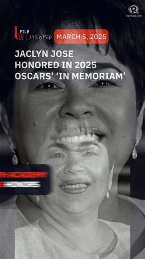 Jaclyn Jose honored in 2025 Oscars’ ‘in memoriam’ section