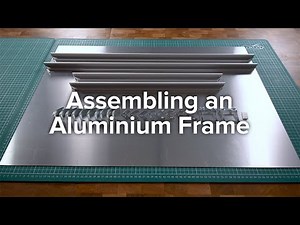 Assembling an Aluminium Frame for Framing Chromaluxe Panels