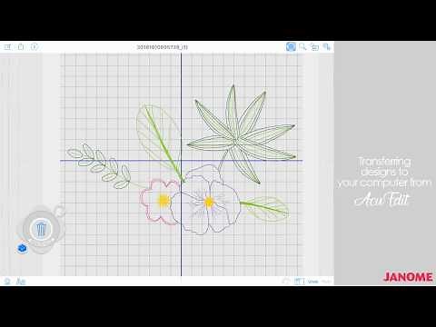 Transferring Designs from AcuEdit to the Computer