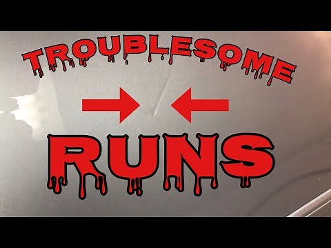 How to remove runs and sags in your clear coat