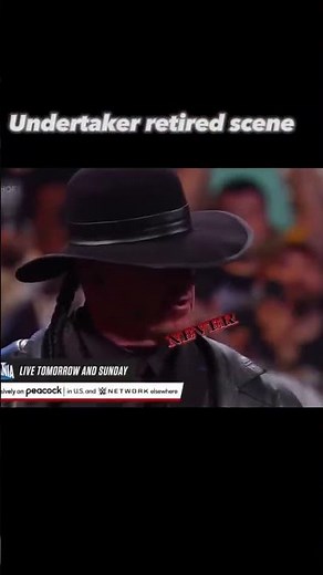 | Undertaker retiredment scene | the old legend |