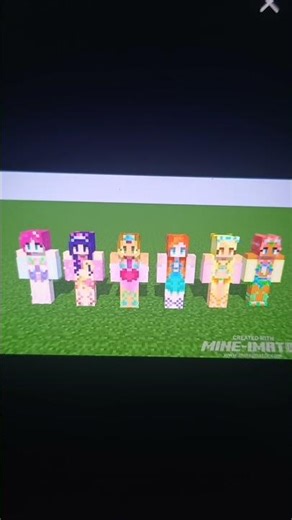 Winx Club Enchantix as Minecraft