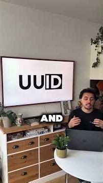 Guys! A UUID is like a digital fingerprint for data.🤯