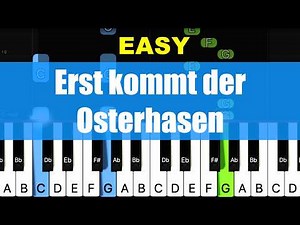 [Piano Tutorial] Erst kommt der Osterhasen / Osterlie Easy Tutorial