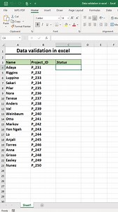 136K views · 794 reactions | Data validation in excel  #exceltutorial #exceltips #exceltricks #excel | Time to Office | Facebook