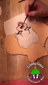 1.8K views · 43 reactions | In progress video painting pennywise the clown!! I’ve been dying to do this cake, love the way it turned it, full video and photos later  Also, sorry about the terrible lighting, working under LED’s which apparently make odd lines in videos... | Crabby Cakes Custom Cakes & More | Facebook