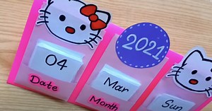 DIY New Year 2021 Desk Calendar