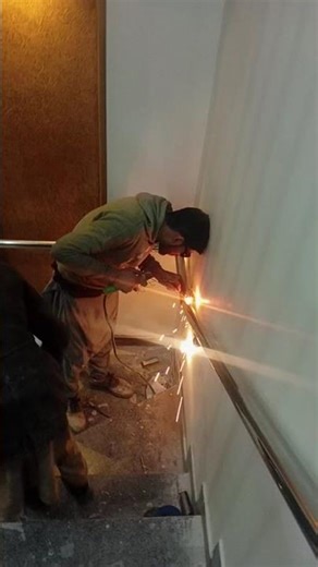 steel fabrication #welding #steelrailing #kpk #youtubeshorts