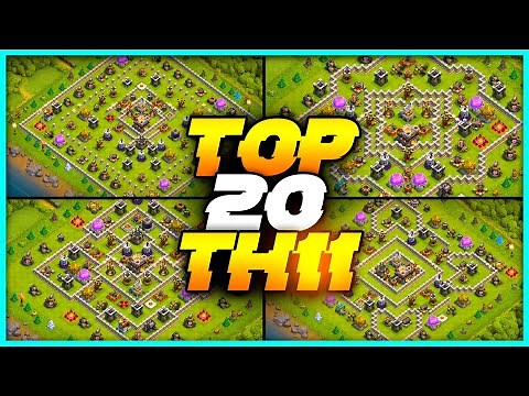 New Best Th11 base link War/Farming Base (Top20) With Link in Clash of Clans - best th 11 defense