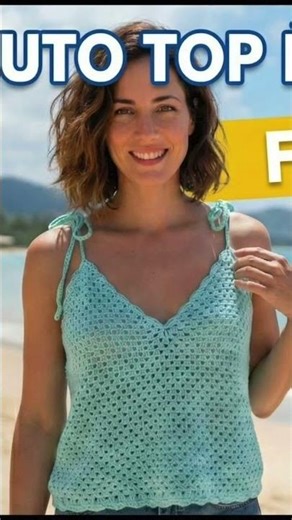 Top crochet d'été adapté à TOUTES les tailles ! ☀️🌸