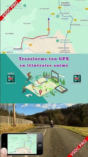 VSDC Pro - Turn your GPX into an animated route