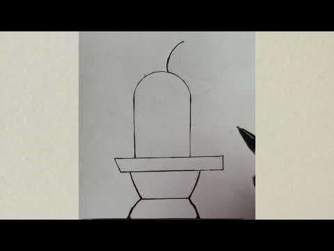 Beautiful Shivling Sketch | Step by Step | Easy Drawing | Shivling Pencil Drawing for Beginners