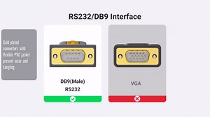 UGREEN 3ft USB to Serial Adapter, Serial to USB Adapter DB9 Male 9 Pin with PL2303 Chipset, PVC Jacket, RS232 to USB Cable for Windows 11 10 8.1 8 7 XP Vista, Mac OS, Linux