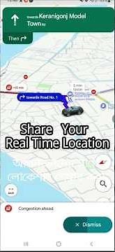 🚗 How to share live location on Google map | how to share realtime location #map #livelocation