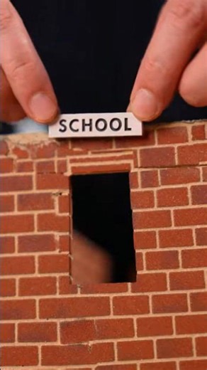 🏫 Building a Mini Children’s School with Tiny Bricks in the USA 🇺🇸✨#USASchool #TinyBricks #MiniConstruction #AmericanSchool #DIYMiniature #CreativeBuild #USALocation #MiniHouse #SchoolProject #USAContent | Tiny House USA