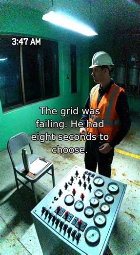 Substation Camera Records Technician's Decision at 3:47 AM