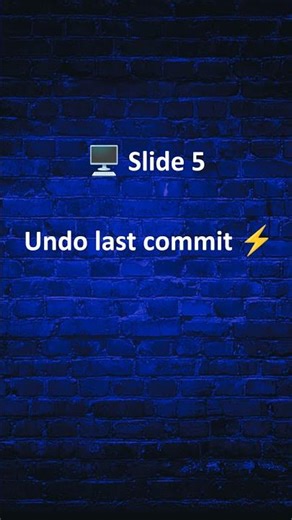 Undo Last Git Commit in Seconds 😳 (Keep Your Code Safe)
