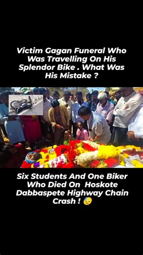 Humanity 🫂 on Instagram: "As per the police, XUV700 car first hit a motorcycle, then crashed into a canter after losing control, triggering a multi-vehicle pile-up. The accident happened around 4.50AM today on Bengaluru STRR. It looks like the XUV700 car driver was in high speed n he was unable to control and hit the canter. Another probability is that the driver might have dozed off for a second that resulted in collision. At such speeds, a single second can cause these things. As per media re