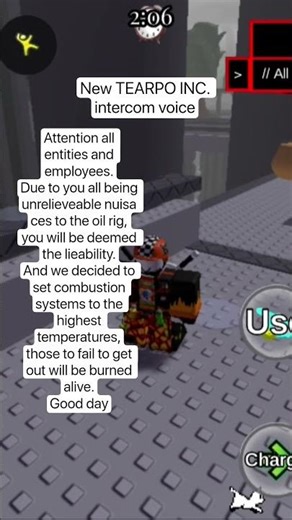 New TEARPO INC. intercom voice #biast #roblox #helpmemakethismakesense #games #amnewbutnottheleast