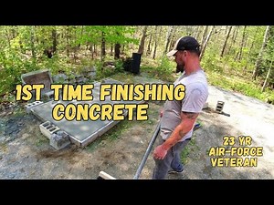 ONLY 5 Days Of Training With Us - Beginner Finishes Concrete Slab By Himself