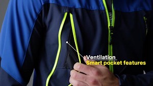 Stretch your limits in FlexiWork. This hybrid stretch set has a unique fabric composition – combining four fabrics for a better performance. An optimal choice for outside work that demands maximum mobility. 1940 FlexiWork Full Stretch Jacket. 6940 FlexiWork, Softshell Stretch Trousers. | Snickers Workwear Ireland