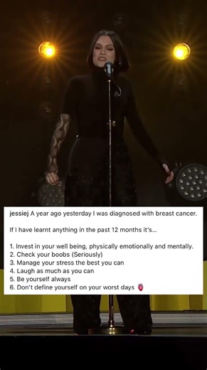 📍Jessie J reveal she was diagnosed with Brest Cancer a year ago but she keeps fighting