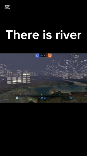 😮 how to fly over the map in Rocket League #rocketleague