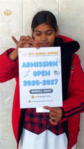 SPS Global School | Best School in Jaswantnagar on Instagram: "📢 Admissions Open | SPS Global School 🎓✨ नए Session की शानदार शुरुआत करें SPS Global School के साथ ✅ जहाँ Quality Education + Discipline + Smart Learning का perfect combination मिलता है! 📚🌟 ✅ Experienced Faculty ✅ Smart Classes & Activities ✅ Best Learning Environment ✅ Overall Student Development 📍 Visit Now & Book Your Seat! 📞 Contact: +91 761-8307200 🌐 Website: www.spsglobalschool.com 📲 Managed by @webwriteservices #SPSGlo