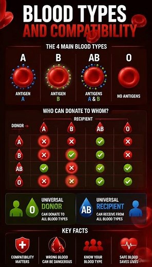 Blood Types & Compatibility Guide