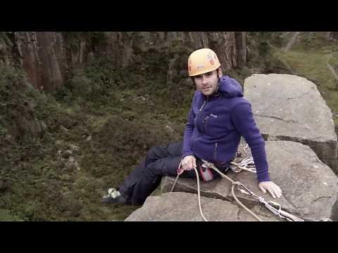 How to belay at the top of a climb