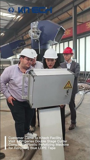 Kitech Machinery Tested KCP Series Pelletizing System for LDPE/HDPE Film #plasticrecyclingmachine