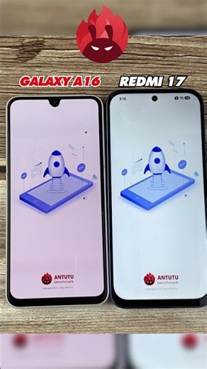 SAM SUNG GALAXY A16 vs XIAOMI REDMI 17 Antutu Speed Test #shorts #speedtest