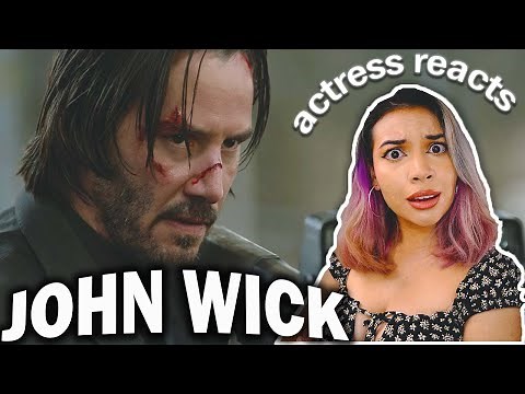 ACTRESS REACTS to JOHN WICK (2014) FIRST TIME WATCH *Daisy the dog deserved better!*