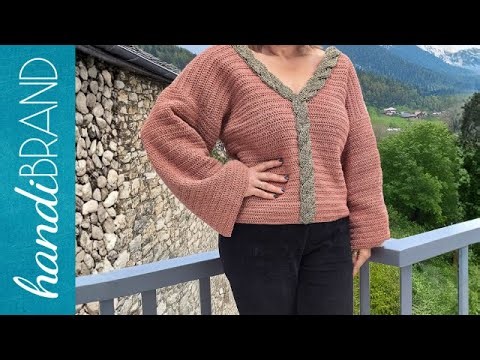 Cable Crochet Blouse | handiBRAND