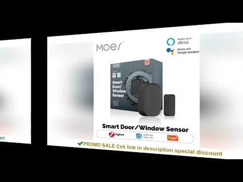 MOES Tuya ZigBee3.0 Smart Window Door Gate Sensor Detector Smart Home Security Alarm System Smart Li