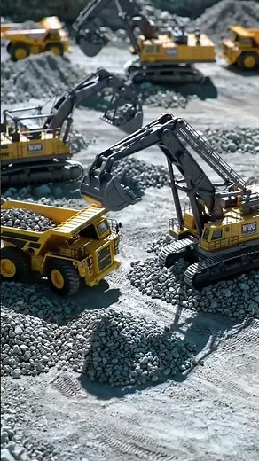 Miniature Heavy Machinery: Epic Construction Site & Quarry Simulation! 🚧