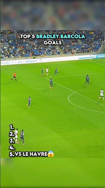 Top 5 Bradley Barcola goals
