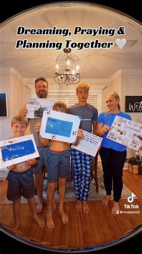 🤍 Family Vision Board Night ✨