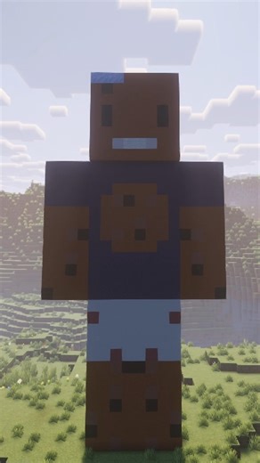 Building @aCookieGod Minecraft Skin #minecraft #minecraftshorts #minecraftbuilding #shorts #fyp