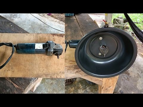 Making Coconut Grater Machine Using Old Angle Grinder