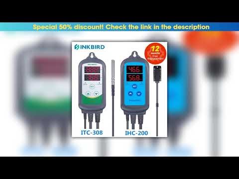 Review INKBIRD Combo Set Pre-wired Digital Dural Stage Humidity Controller IHC200 and Heating Cooli