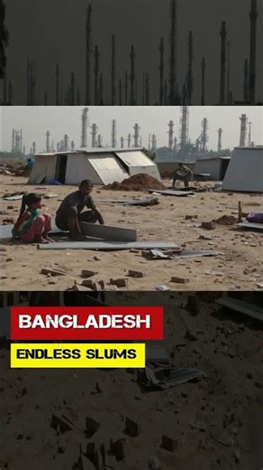Bangladesh. endless slums