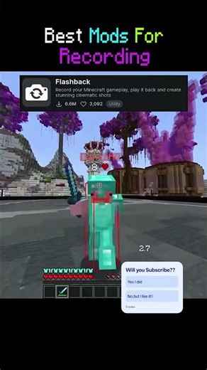 Best Minecraft Mods For Recording #minecraft #minecraftpvp