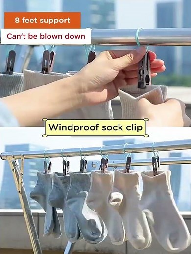 Joybos® Heavy Duty Stainless Steel Foldable Clothes Drying Rack F225